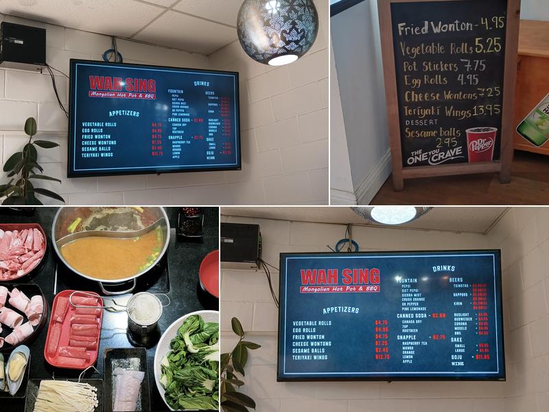 Wah Sing Mongolian BBQ & Hot Pot Menu