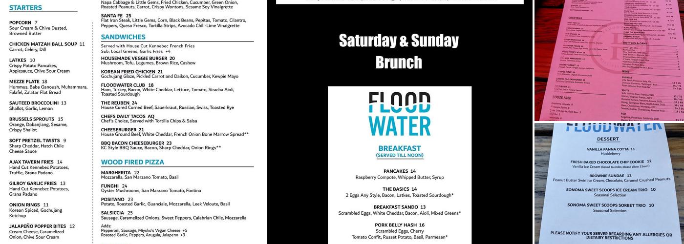 FLOODWATER Menu