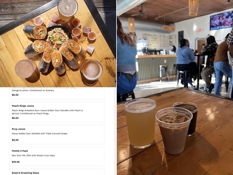 Rake Beer Project Menu