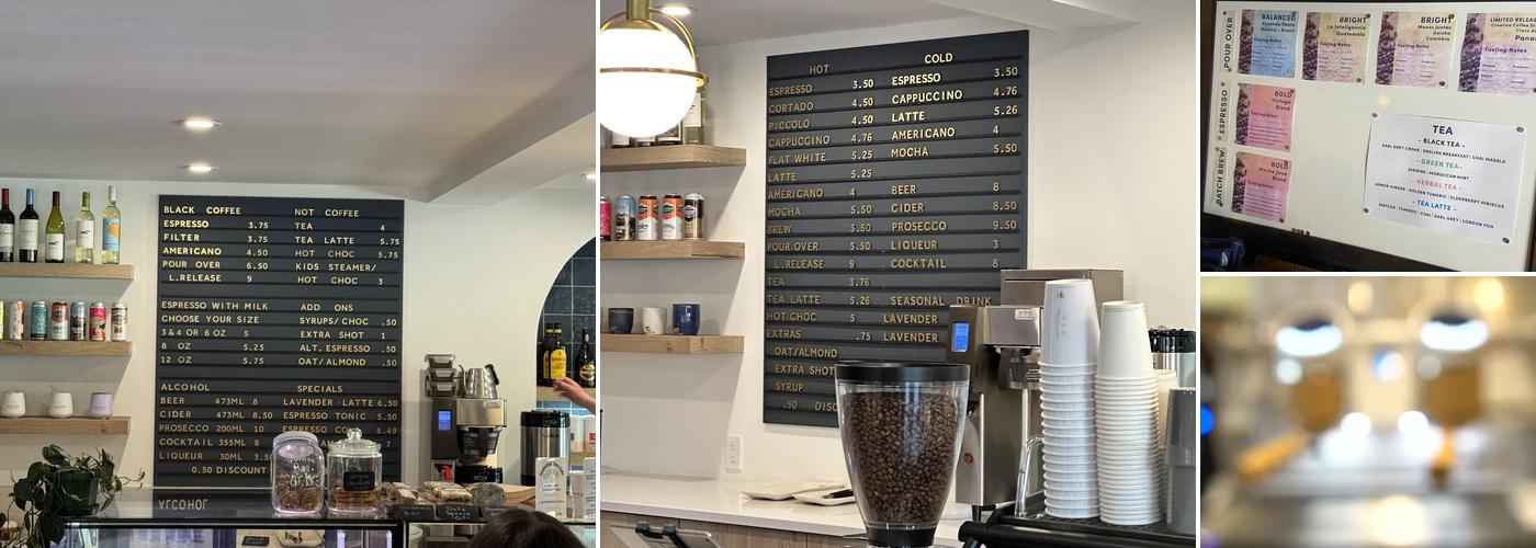 Eclipse Coffee Roasters Menu