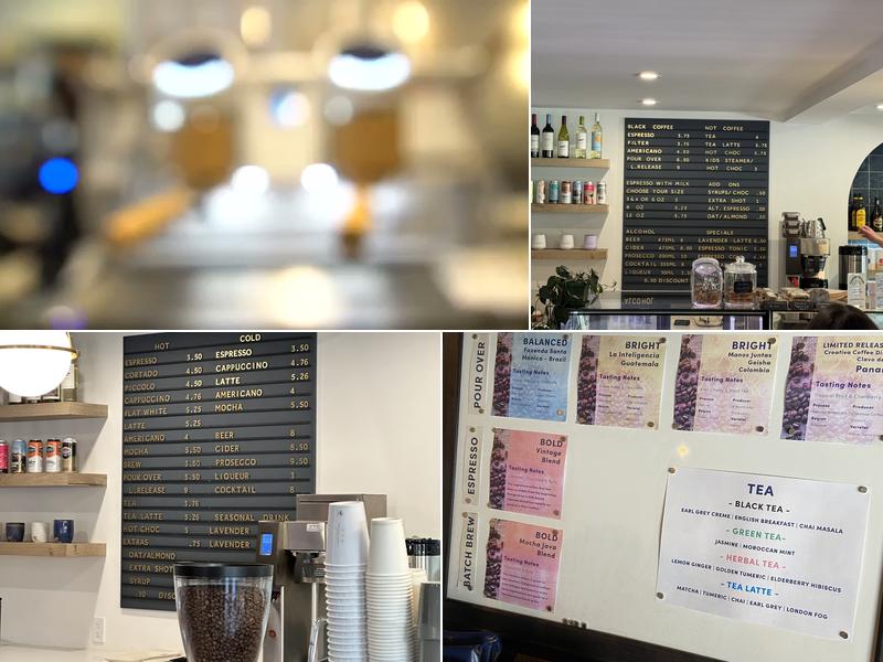 Eclipse Coffee Roasters Menu