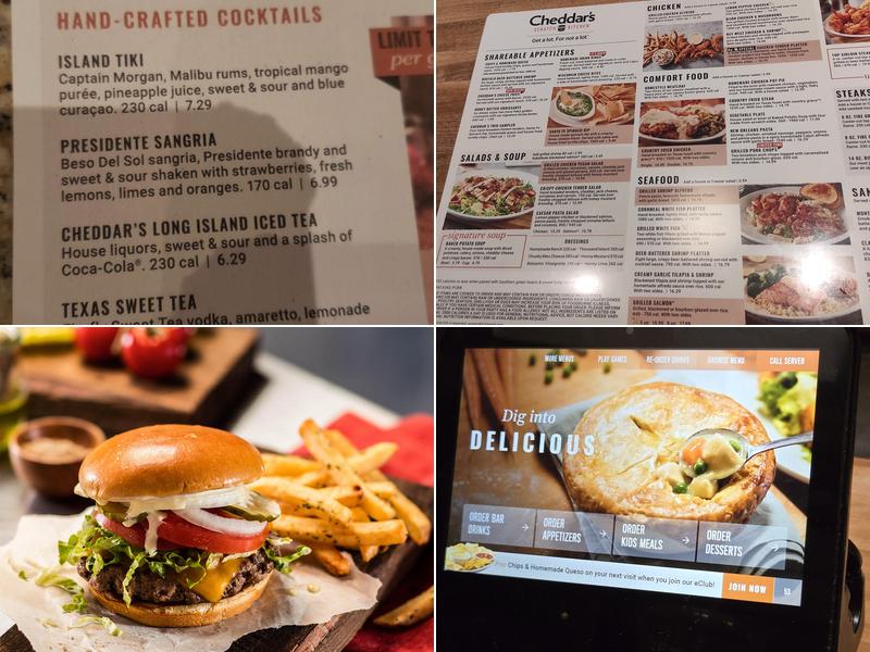 Cheddar's Scratch Kitchen Menu