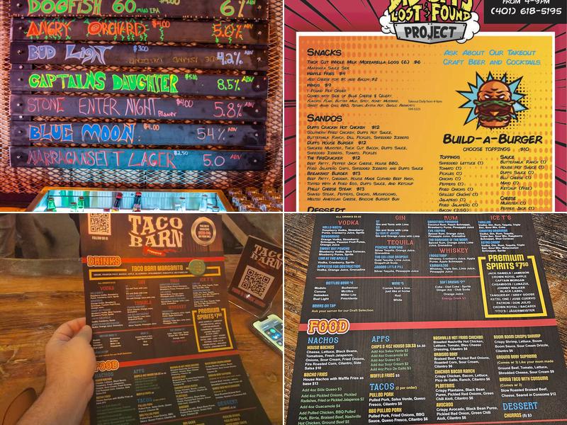Taco Barn Menu