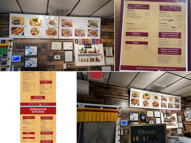 Himalayan Kitchen Menu
