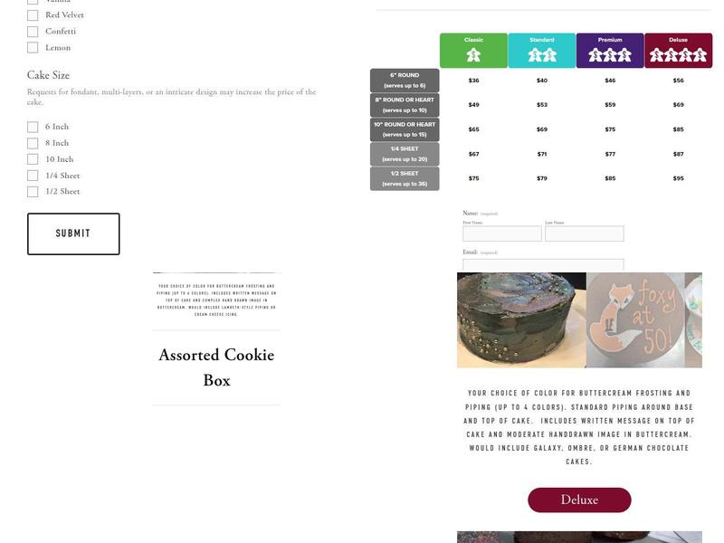 Protagonist Cafe Menu