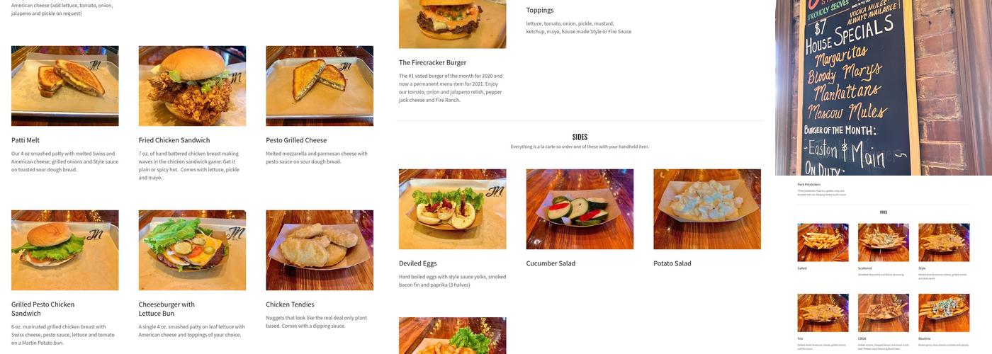 Jack Nolen's Menu