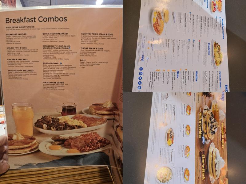 IHOP Menu