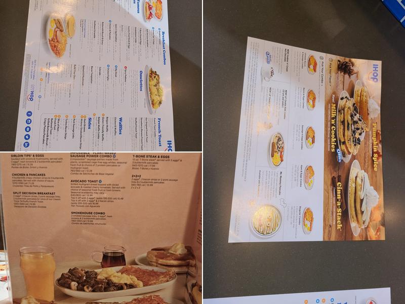IHOP Menu