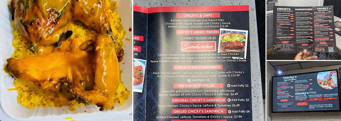 Chicky's Menu