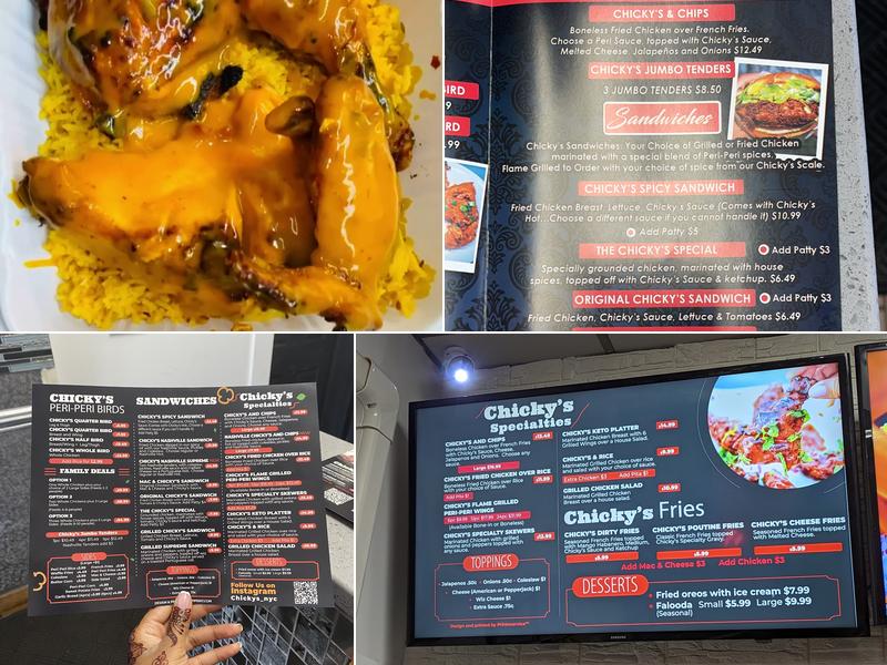 Chicky's Menu