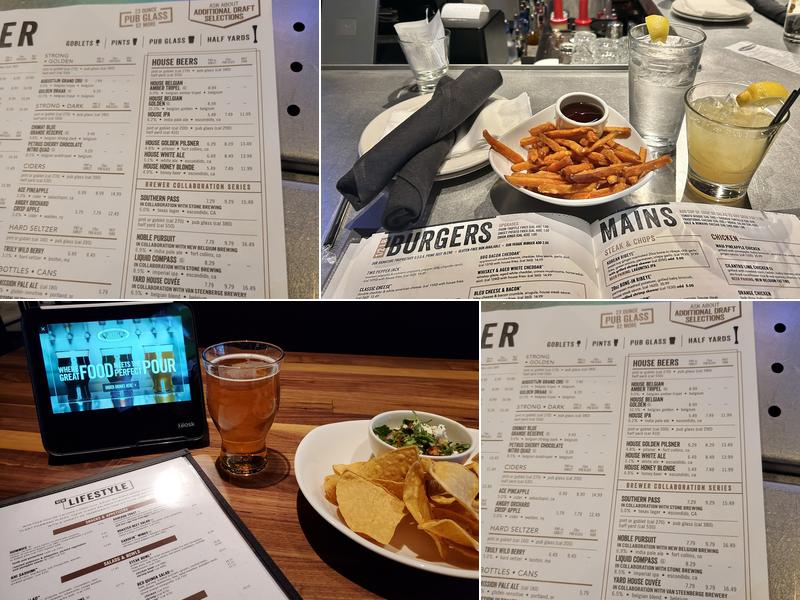Yard House Menu