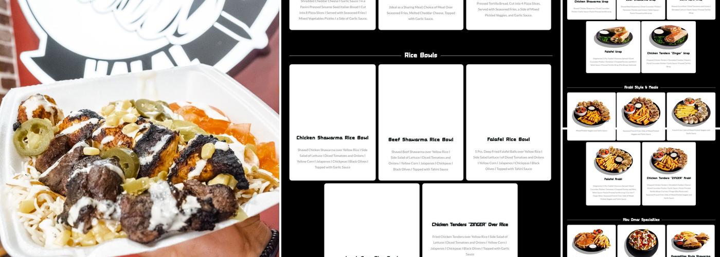 Abu Omar Halal - Richardson, TX Menu