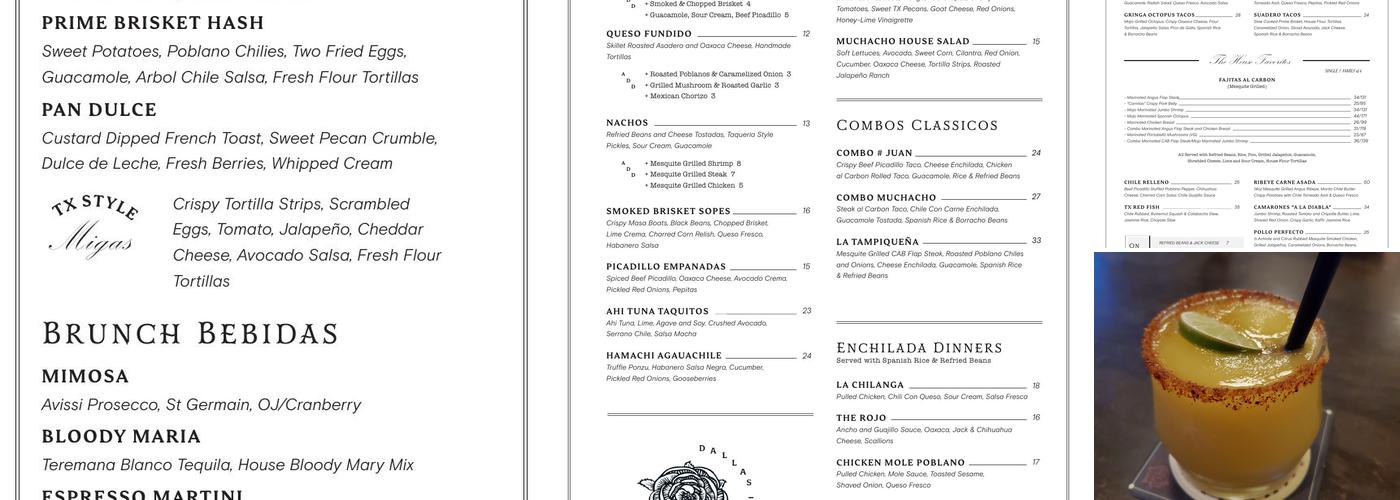 Muchacho Menu