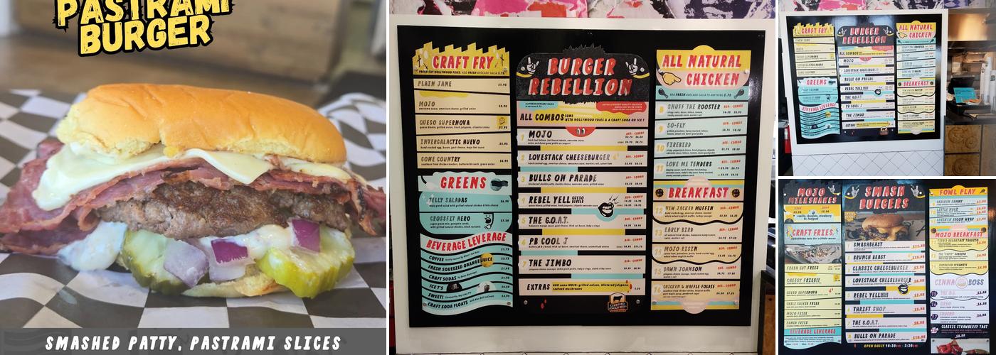 Burger Mojo Menu