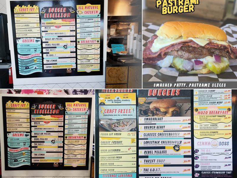 Burger Mojo Menu
