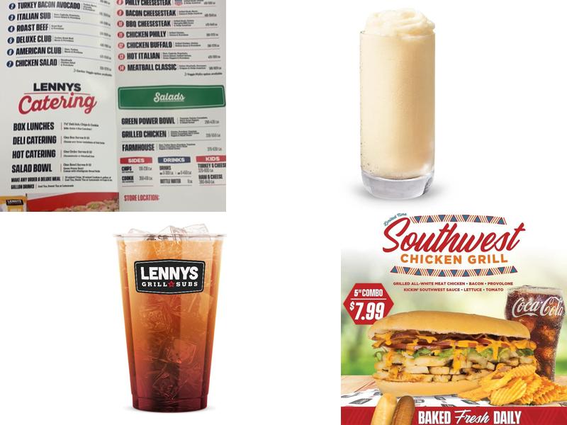 Lennys Grill & Subs Menu