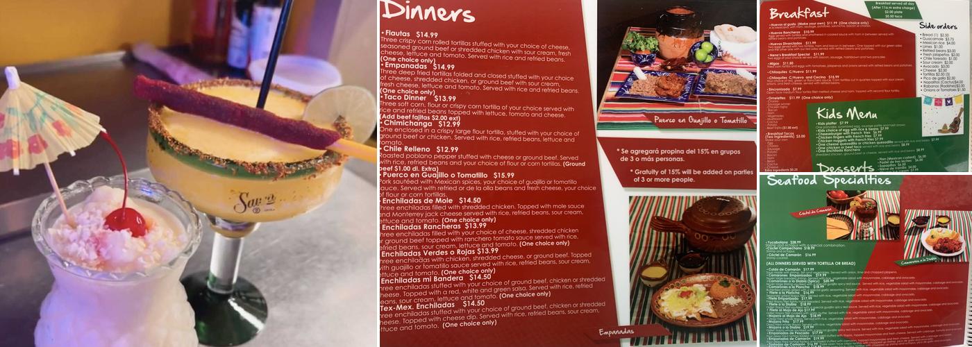 Nena’s Cazuelas & Bar Menu