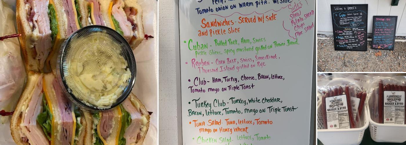 Derek's @ Coastal Produce Stand Menu