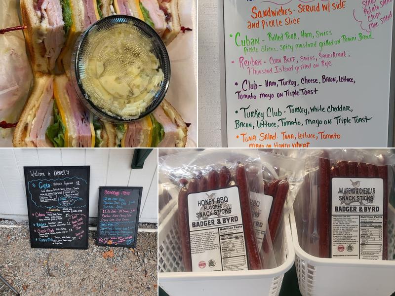 Derek's @ Coastal Produce Stand Menu