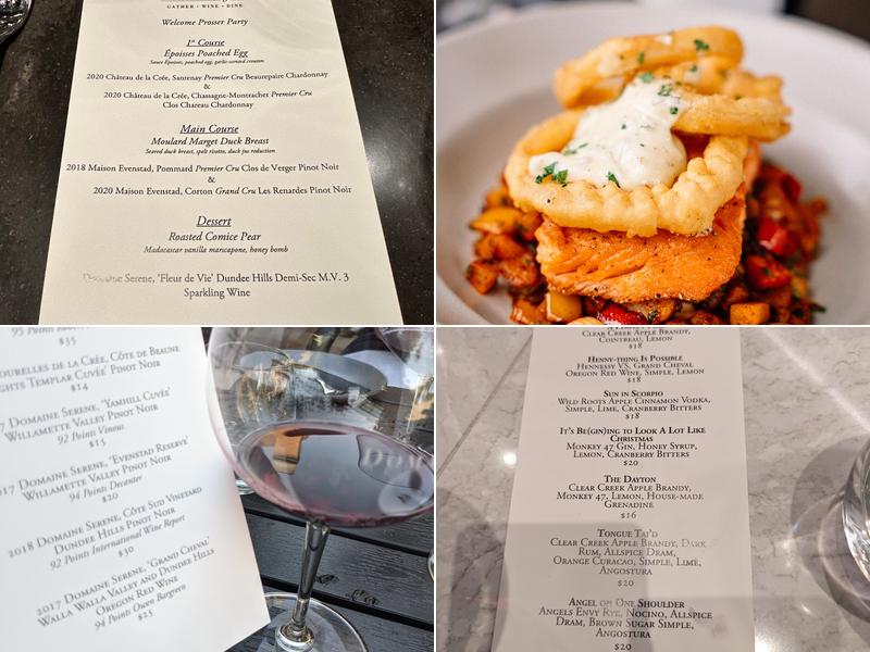 Domaine Serene Wine Lounge Lake Oswego Menu