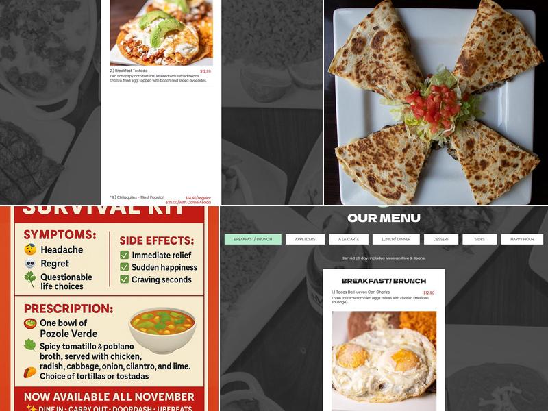 Lazo's Taco Shack Menu