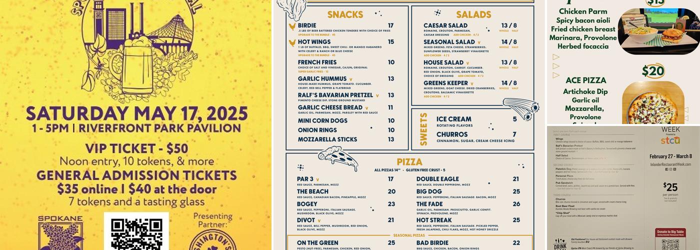 Flatstick Pub Menu