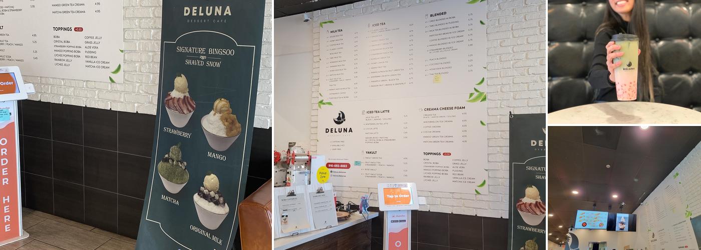 Deluna Dessert Cafe Menu