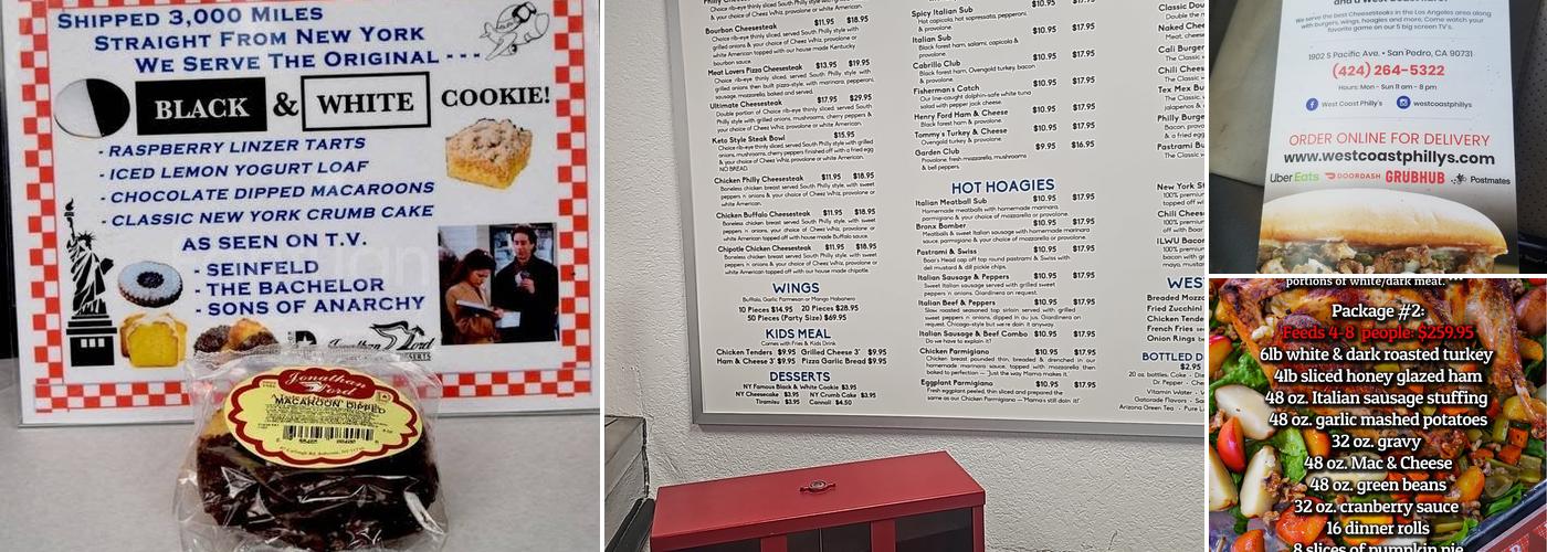 West Coast Philly's Menu