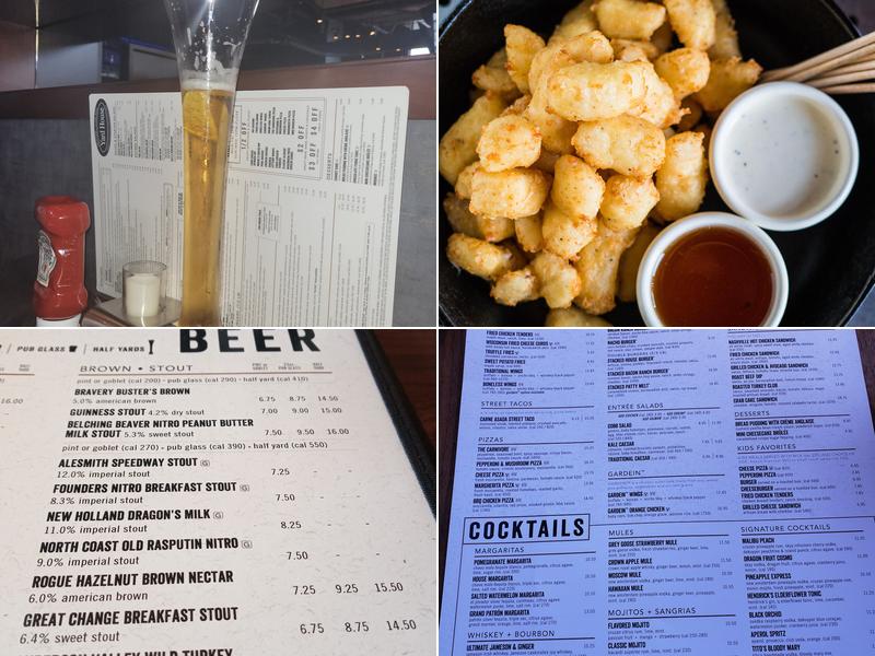 Yard House Menu