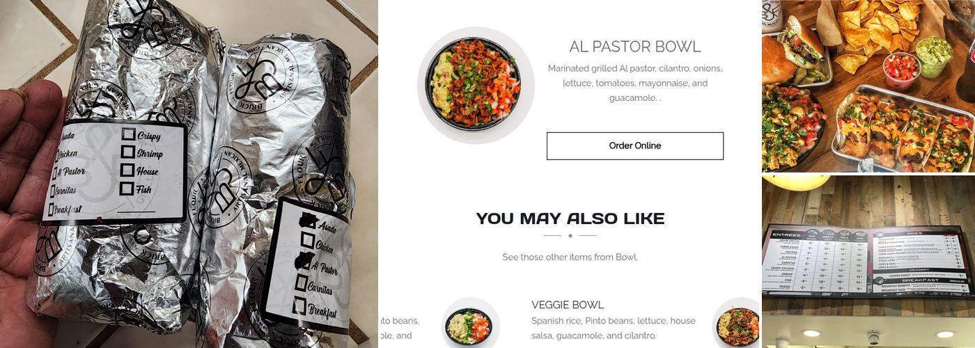 Brick and Flour Menu