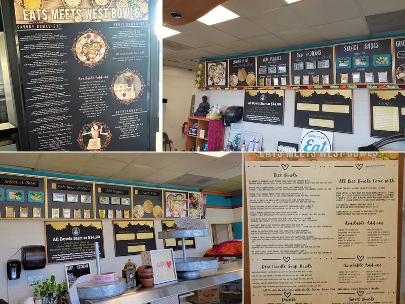 Eats Meets West Bowls Menu