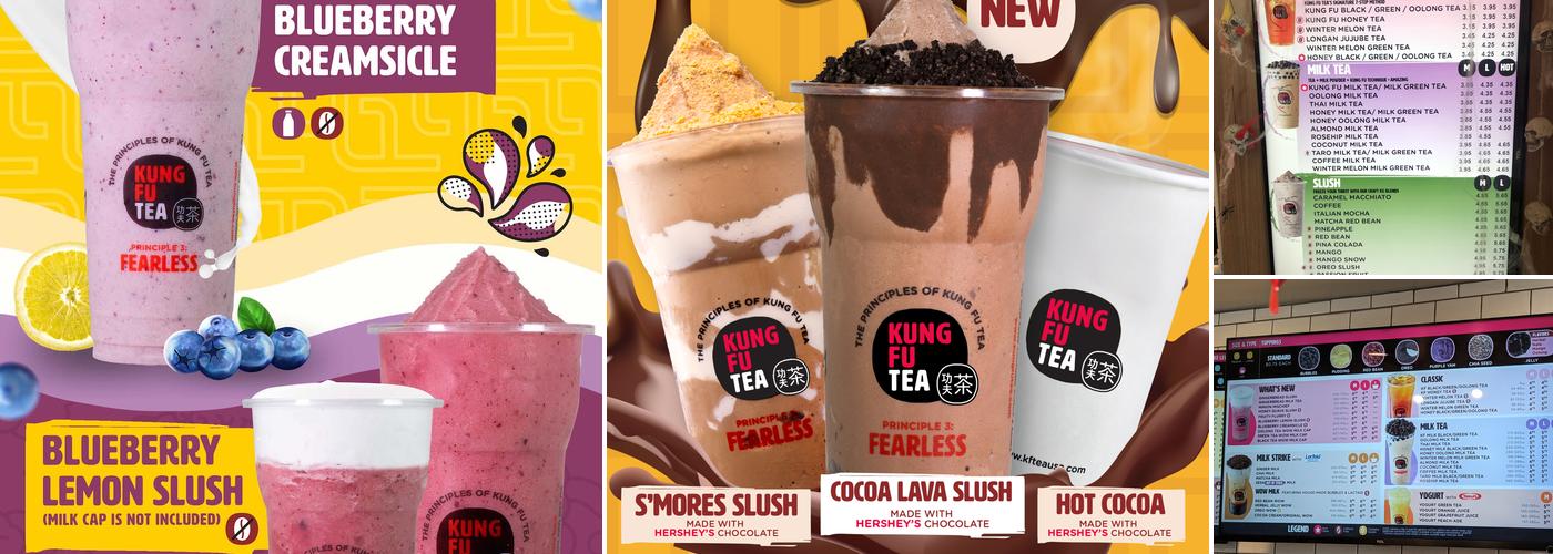 kung fu tea Menu