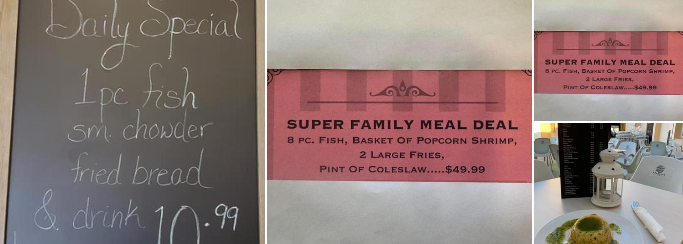 Portside Fish & Chips Menu
