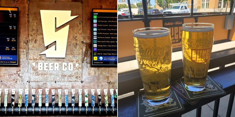 Slice Beer Company Menu