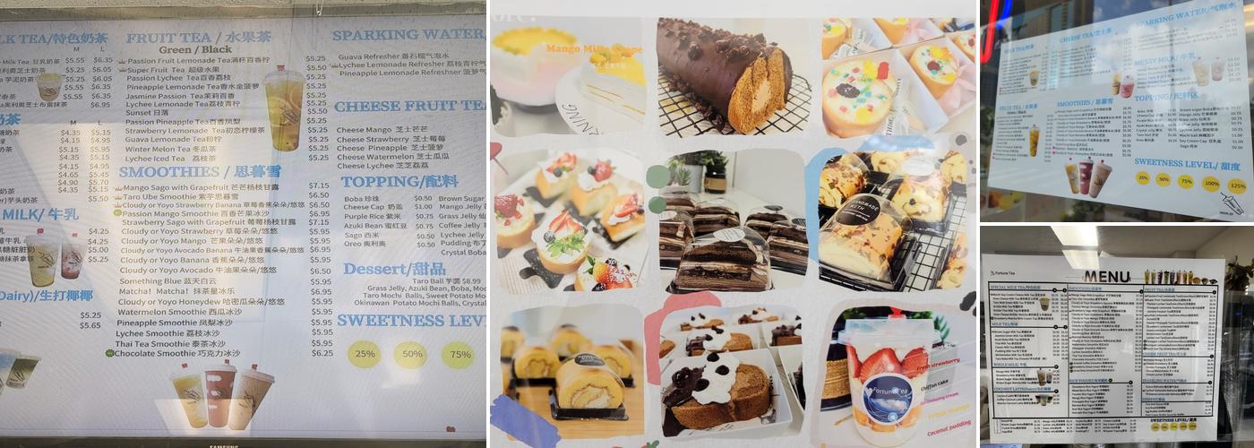 Fortune Tea Menu
