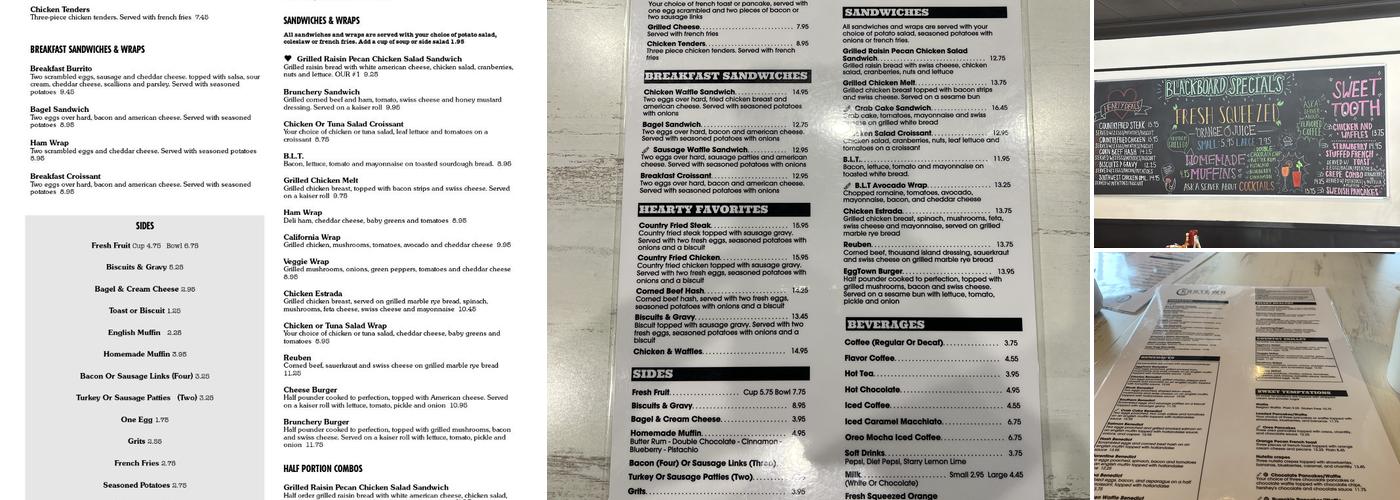 EggTown - New Tampa Menu