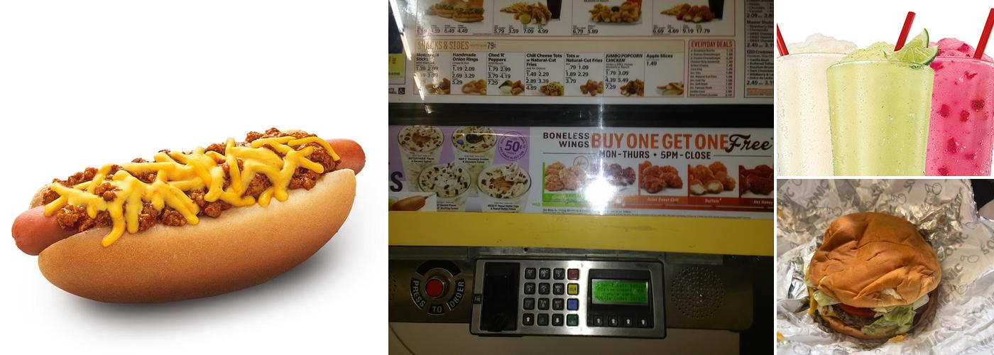 Sonic Drive-In Menu