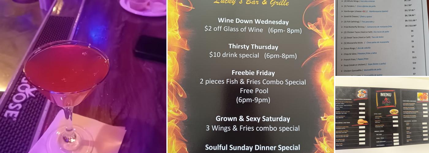 Lucky's Bar & Grille Menu