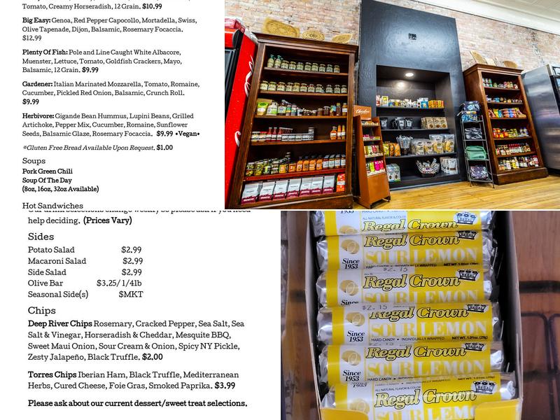 The Hog And The Hen Menu