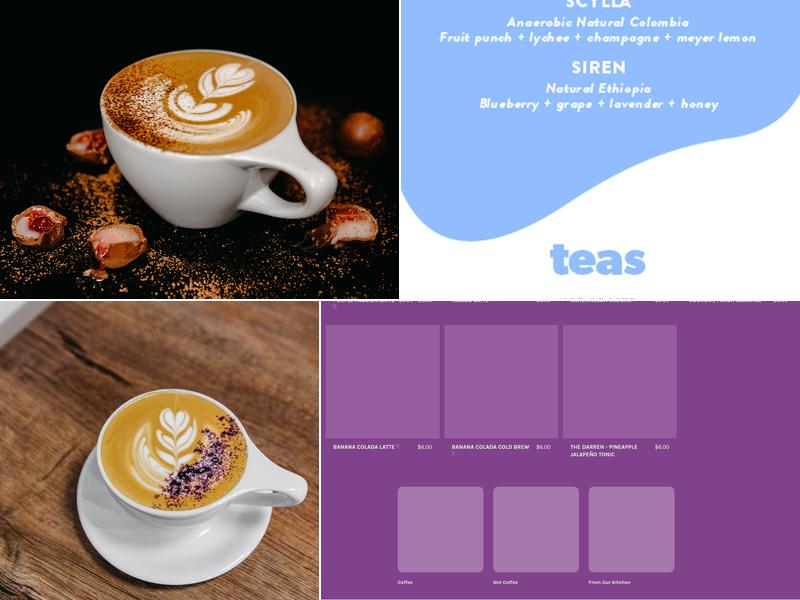 Mythical Coffee Menu