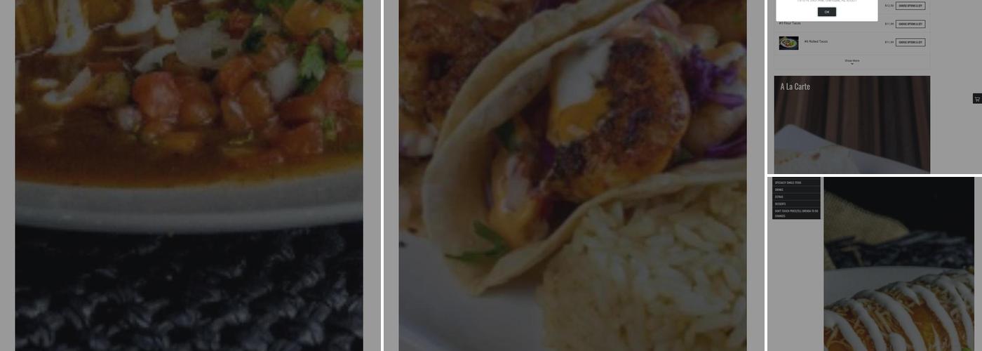 Maskadores Taco Shop Menu