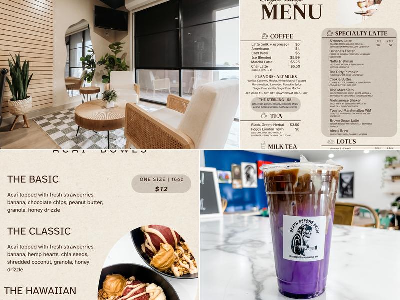 TASA Coffee + Cafe Menu