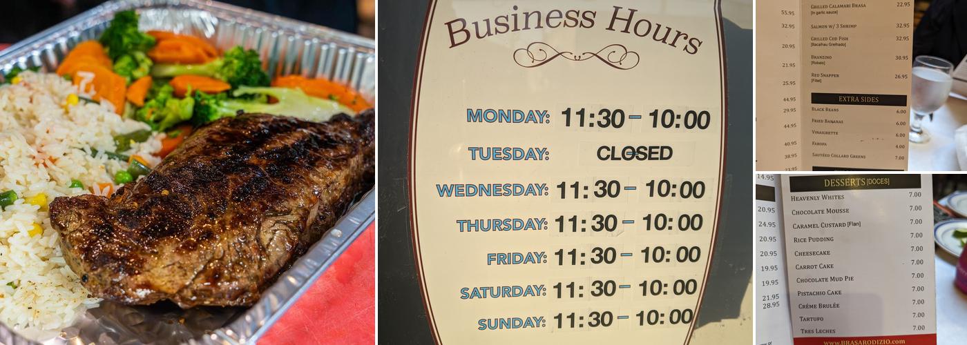 Brasa Rodizio II Menu