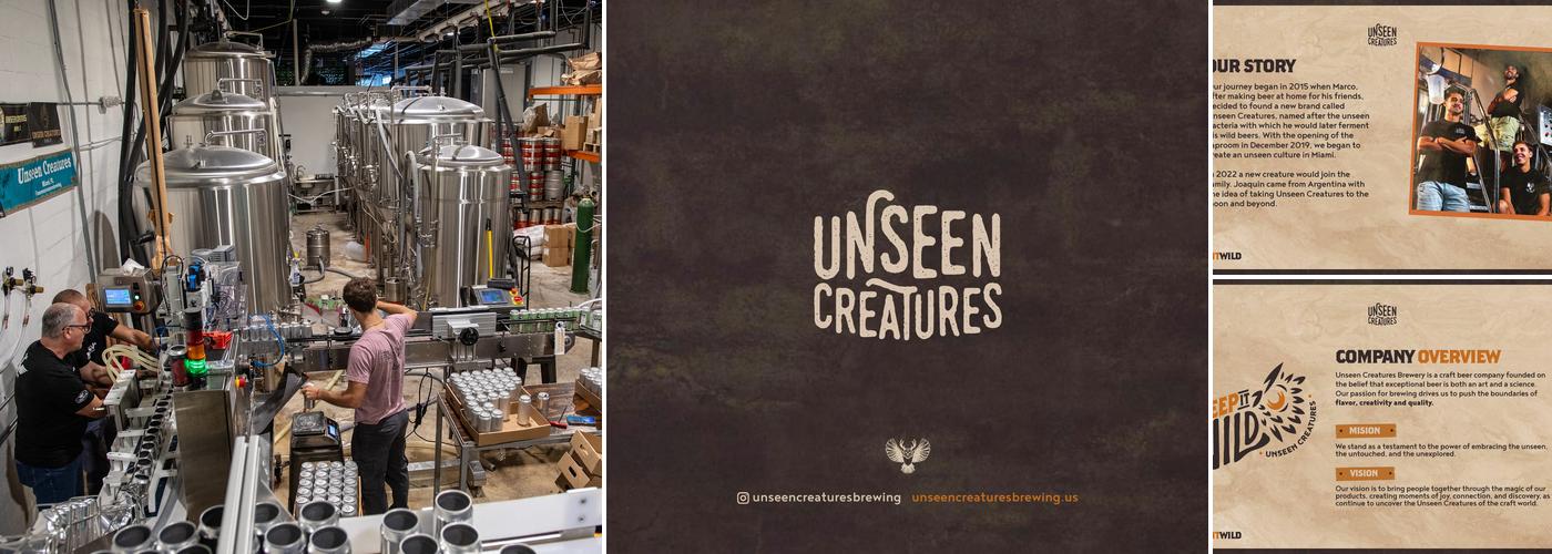Unseen Creatures Brewing & Blending Menu