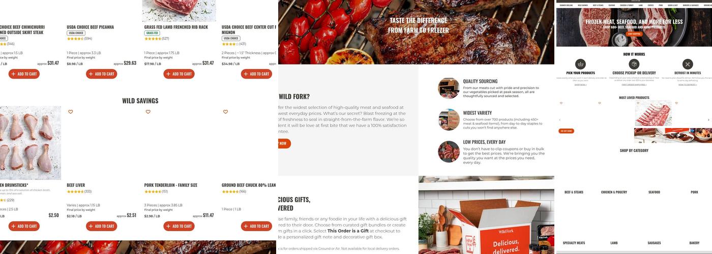 Wild Fork Menu