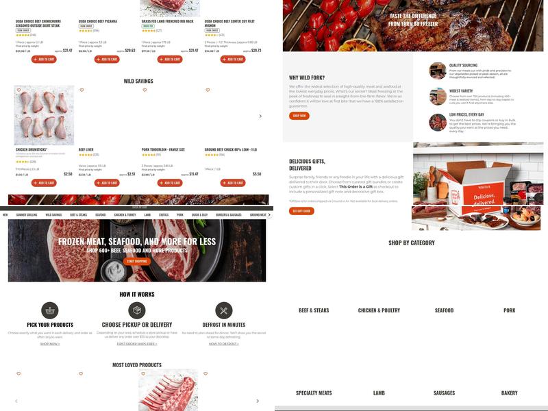 Wild Fork Menu