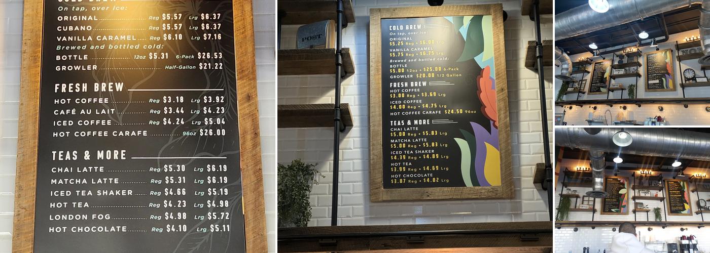 Foxtail Coffee Co. Menu