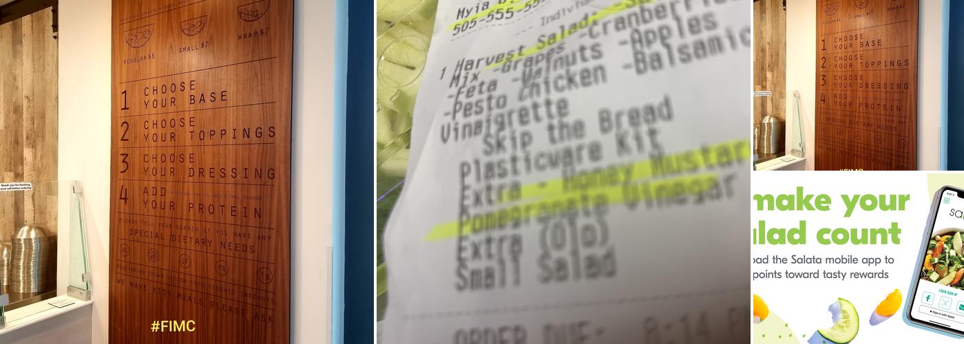 Salata Menu