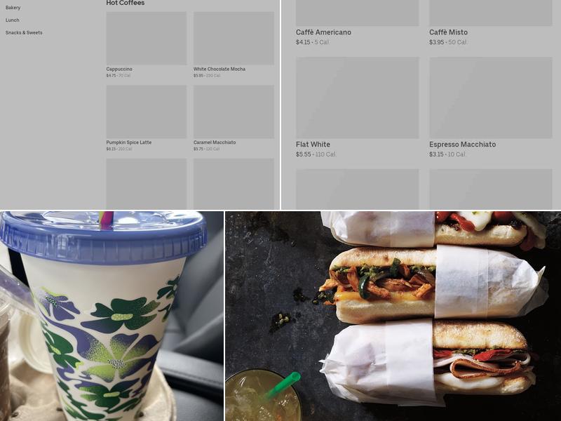 Starbucks Menu