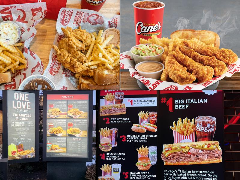 Raising Cane's Chicken Fingers Menu